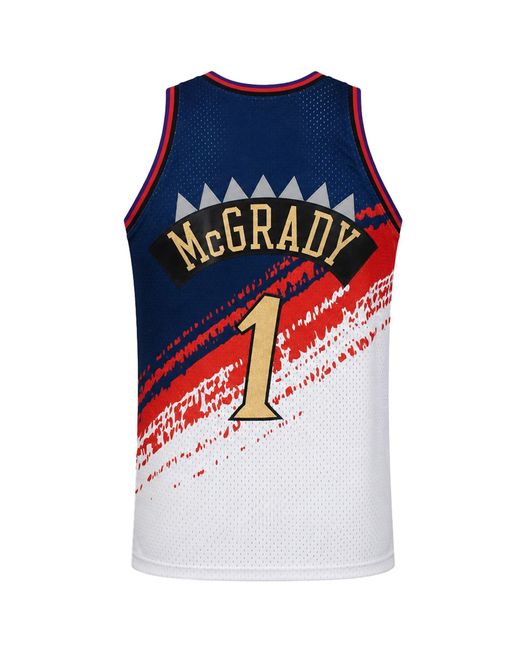 Mitchell & Ness Blue Nba Toronto Raptors 1 Mcgrady Vest for men