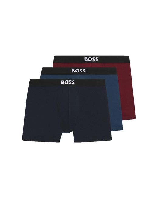 Boss Blue 3P D.Beckham Boxer Briefs for men
