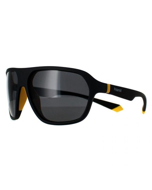 Polaroid Black Rectangle Matte Polarized Pld 2152/S