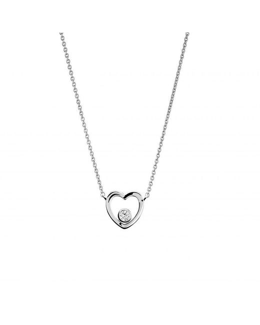 Orphelia Metallic 'Mila' 925 Sterling Set: Necklace + Earrings