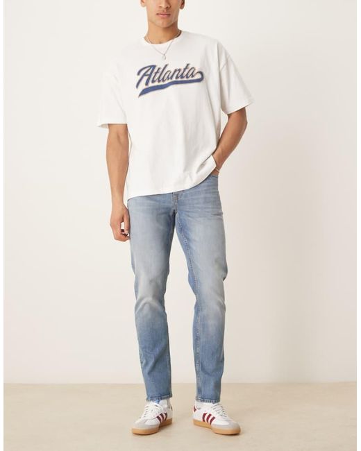 ASOS Blue Slim Fit Jeans for men