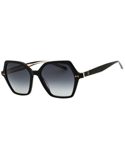 Tommy Hilfiger Black Th 2213/S 0807 9O Shiny Gradient Sunglasses