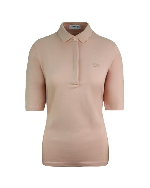 Lacoste Brown Slim Fit Polo Shirt Cotton