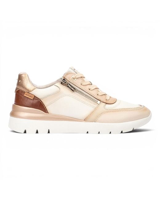 Pikolinos Pink Leather Sneakers Trainer Shoes