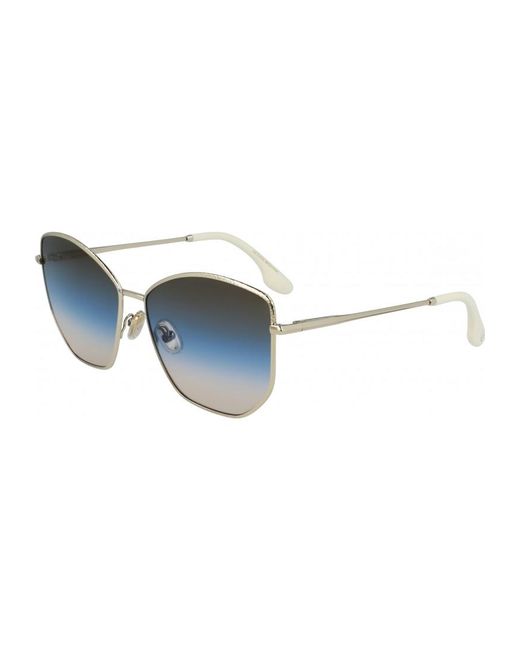 Victoria Beckham Blue Vb225S-734 Vb225S 59 734 Sunglasses