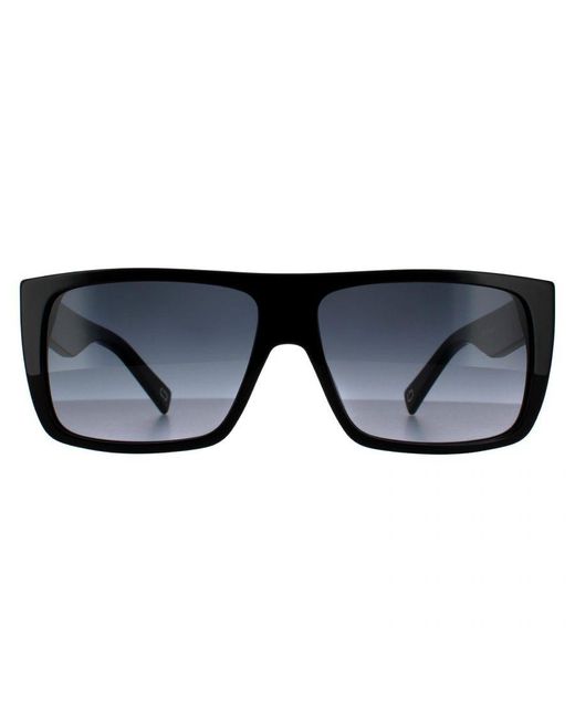 Marc Jacobs Black Rectangle Dark Gradient Sunglasses