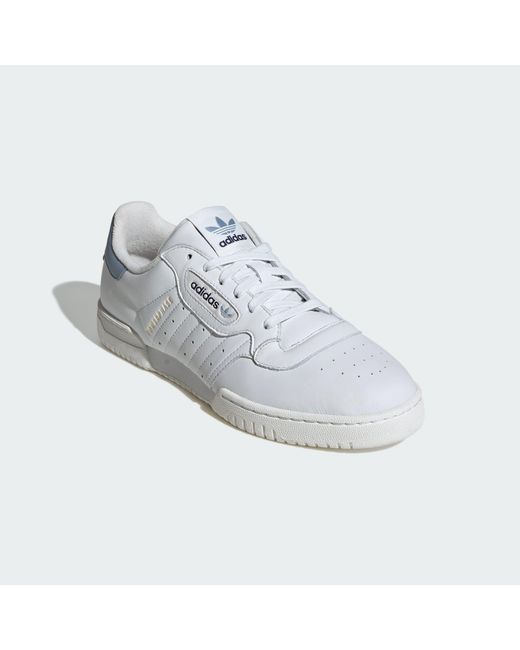 Adidas Originals White Powerphase Shoes for men