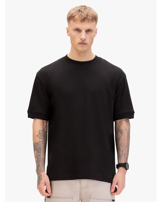 Luke 1977 Black Dapper Schnapper Relaxed Fit T-Shirt for men