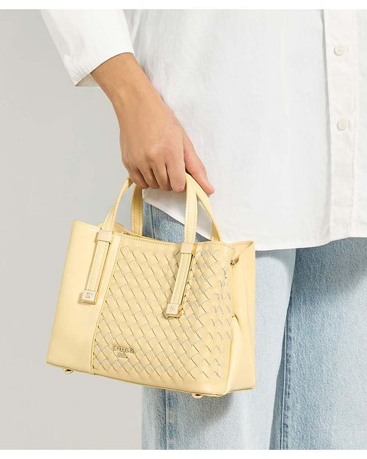 Dune Metallic Dinkydorry Textured Tote Bag