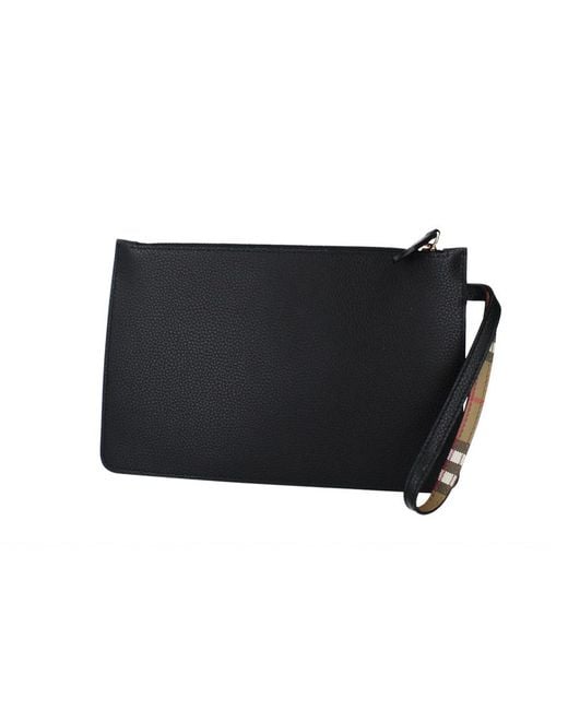 Burberry Black Double Faced Pouch