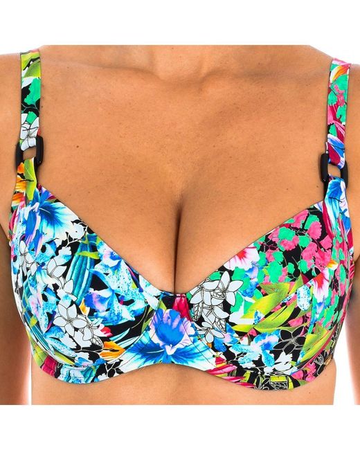 Ory Blue Bikini Top W230935
