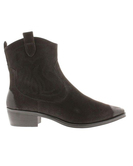 Marco Tozzi Brown Boots Ankle Melanie Zip