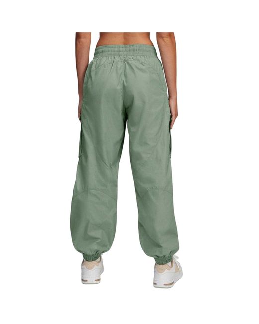Under Armour Green Ladies Woven Cargo Trousers