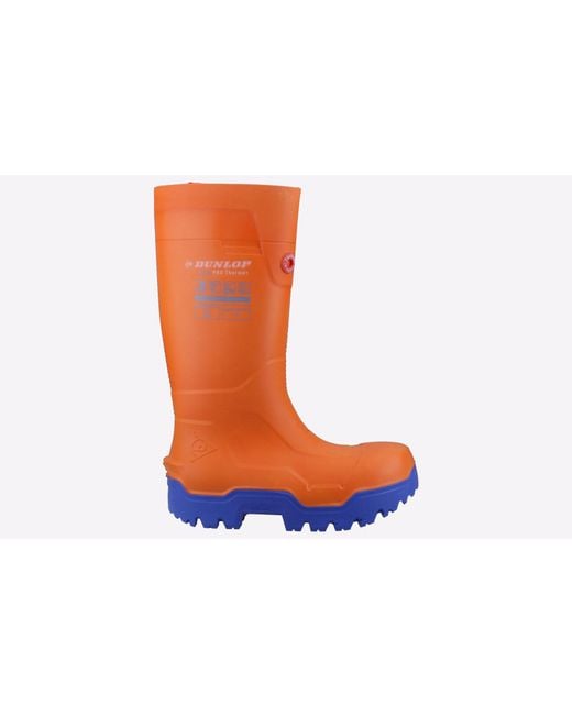 Dunlop Black Fieldpro Thermo+ Safety Wellington for men