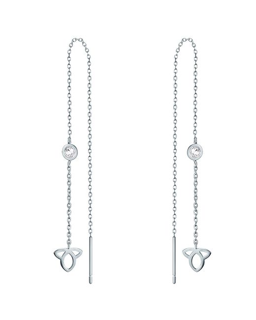 Eastside White Stainless Steel Earring