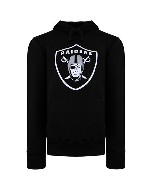 Fanatics Black Oakland Raiders Hoodie Cotton for men