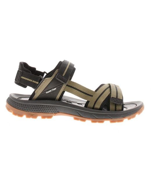 Hi-tec Black Walking Sandal Sierra Adjustable Straps for men