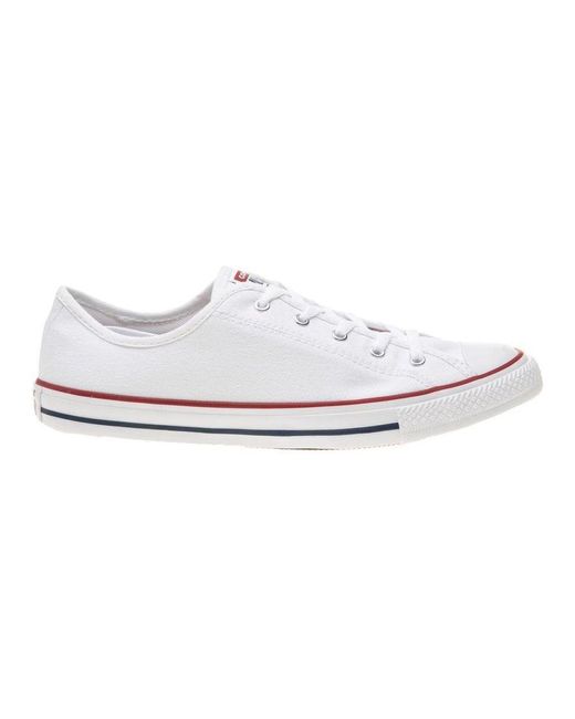 Converse White All Star Dainty Ox Trainers