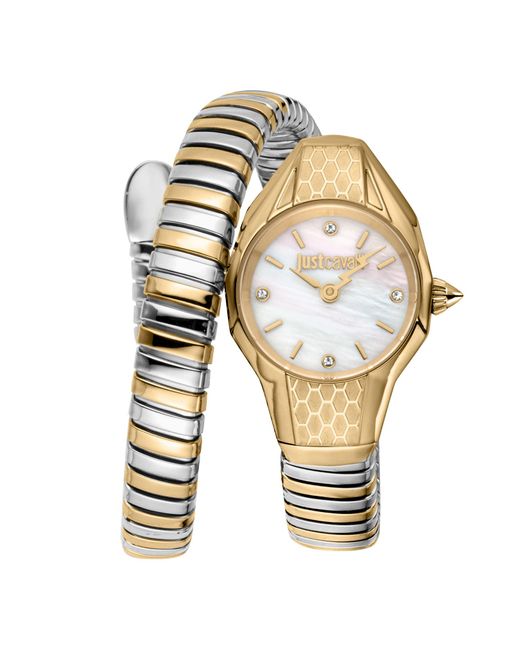 Just Cavalli Metallic Snake 316L Stainless Steel Watch
