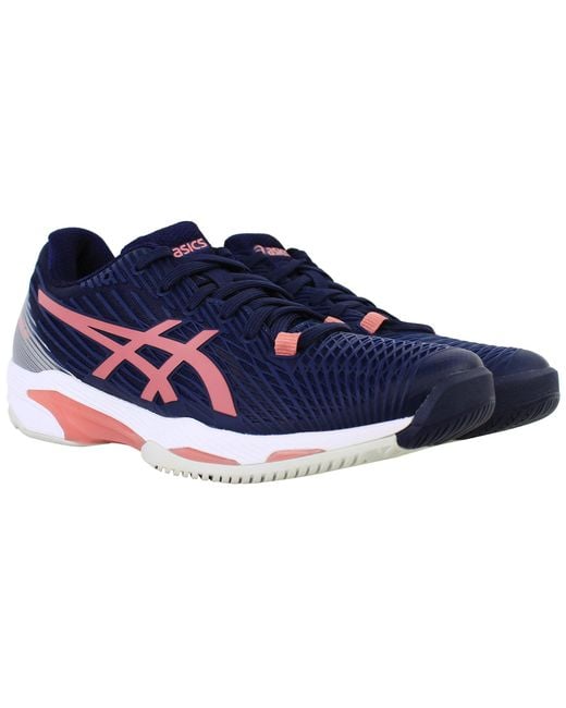 Asics Blue Solution Speed Ff 2 Tennis Shoes