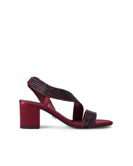 Carvela Kurt Geiger Purple Gala Block Jewel 60 Sandals