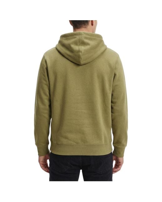 Calvin Klein Green Hoodies 8L0155S Ls Classic Fleece Pullover New Top for men