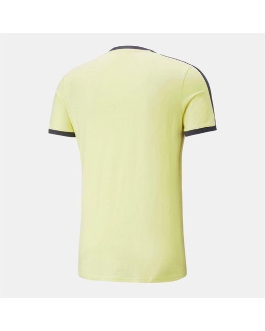 PUMA Yellow City Fc Ftblheritage T7 T Shirt for men