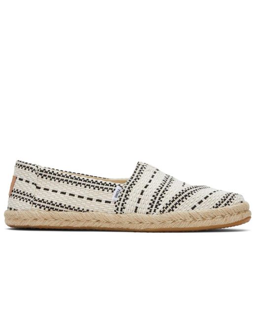 TOMS Black Alpargata Rope Shoe