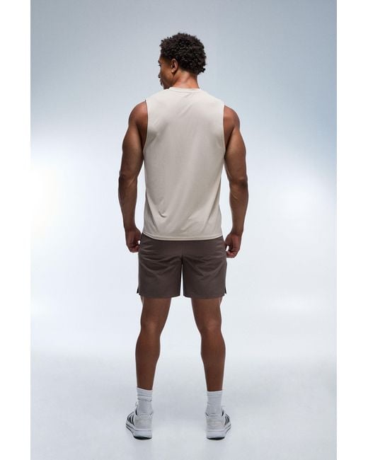 BoohooMAN White Training Dept Regular Fit Tank for men