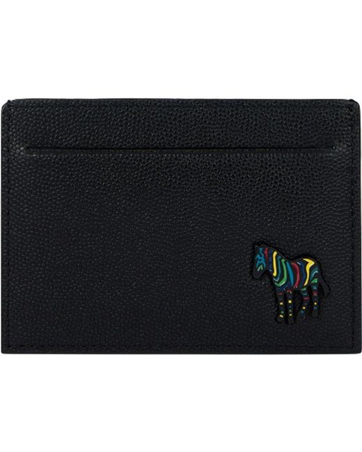 Paul Smith Black Zebra Card Holder for men