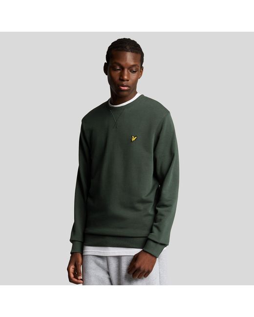 Lyle & Scott Green And Crewneck Sweatshirt for men