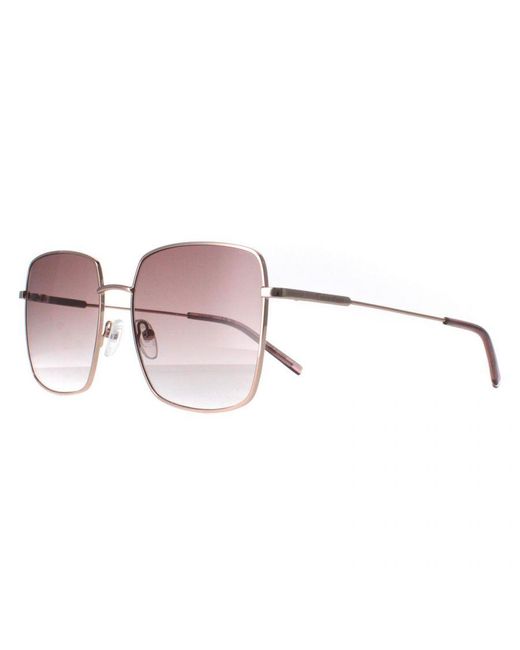 Calvin Klein Brown Square Rose Gradient Ck22121S Metal