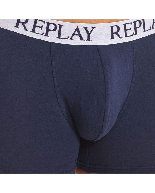 Replay Blue Pack-2 Boxers I101005 for men