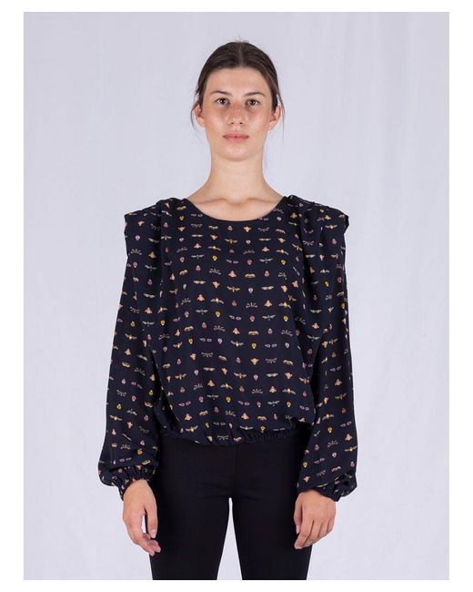 Anonyme Designers Blue Bees Tipa Blouse