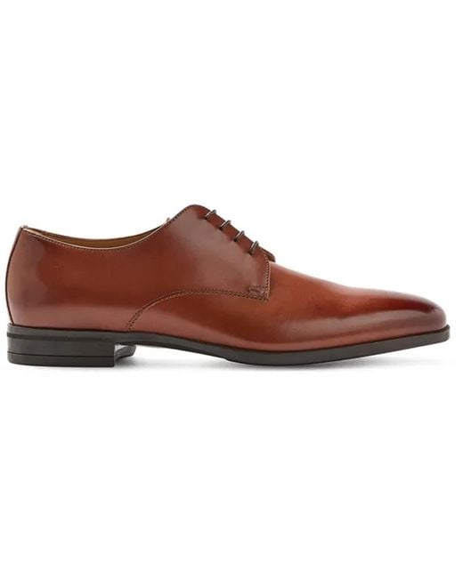 Boss Brown Kensington Derb Lace-Up Oxfords for men