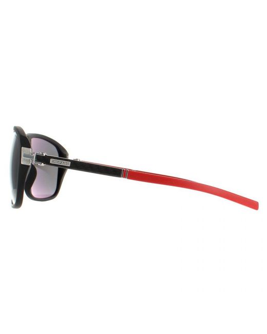 Chopard Gray Rectangle Matte Sandblasted Smoke Polarized Sch292 for men