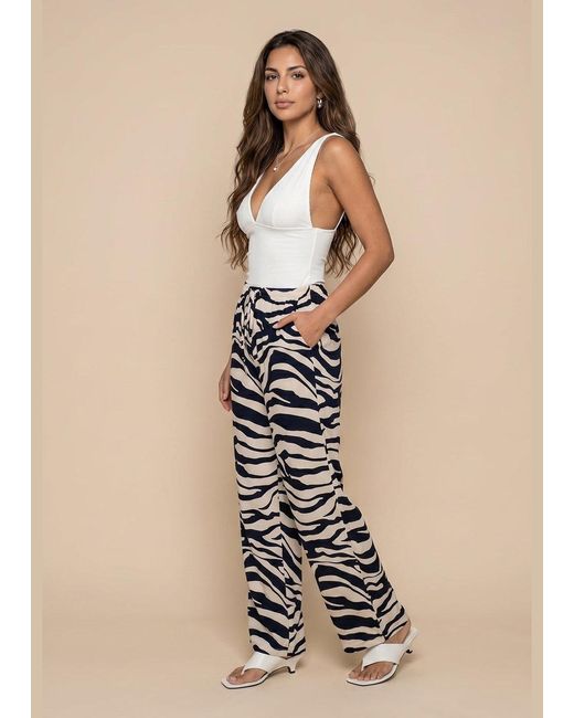 Urban Bliss Natural Zebra Trouser Pattern