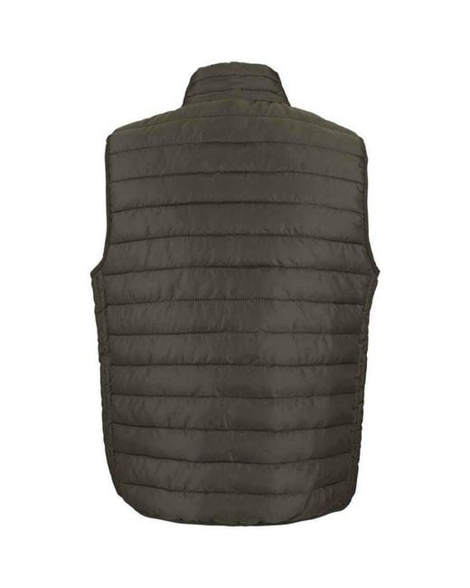 Sol's Green Stream Body Warmer (Army) for men