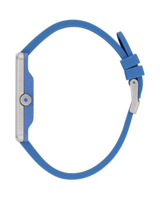 Adidas Originals Blue Retro Pop One Watch Aost23560 Silicone