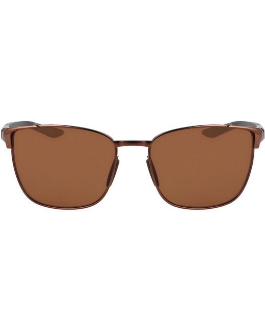 Nike Brown Accessories Fusion Square Sunglasses for men