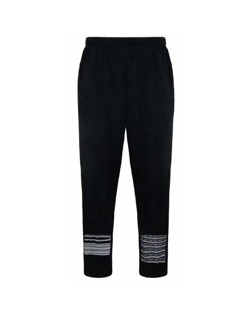 Nike Black Air Jordan Standard Fit Stretch Waist Logo Track Pants Dd0390 010 Cotton for men