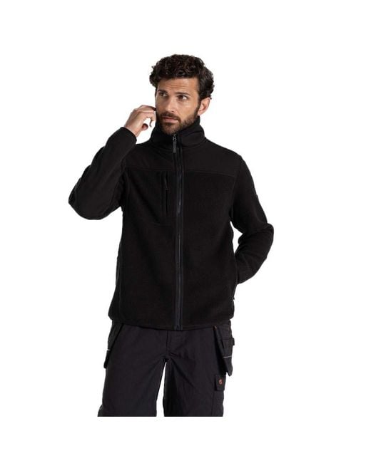 Craghoppers Black Workwear Morley Full Zip Fleece Jacket for men