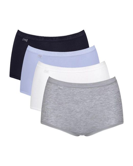 Sloggi Gray Basic+ Maxi Briefs 4 Pack
