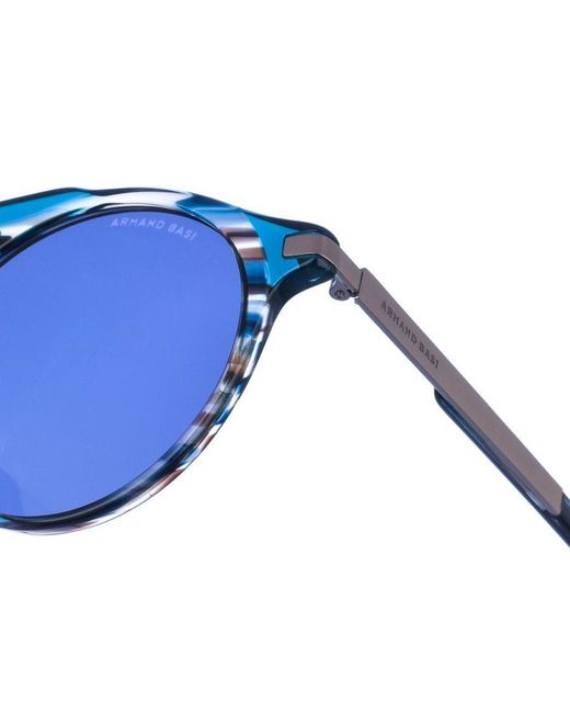 Armand Basi Blue Ab12305 Oval Shape Sunglasses