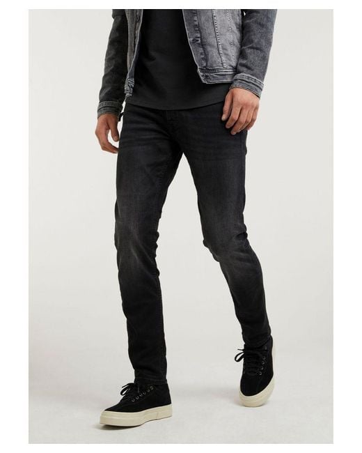 Chasin' Chasin Slim-fit Jeans Crown Rix in het Black voor heren