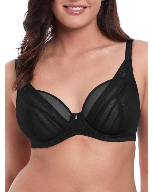 Freya Black Cameo Underwired High Apex Bra