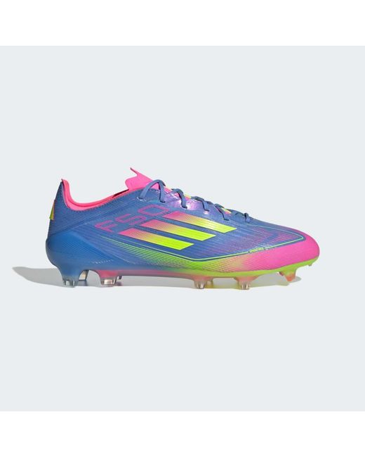Adidas Originals Blue F50 Elite Firm Ground Boots for men