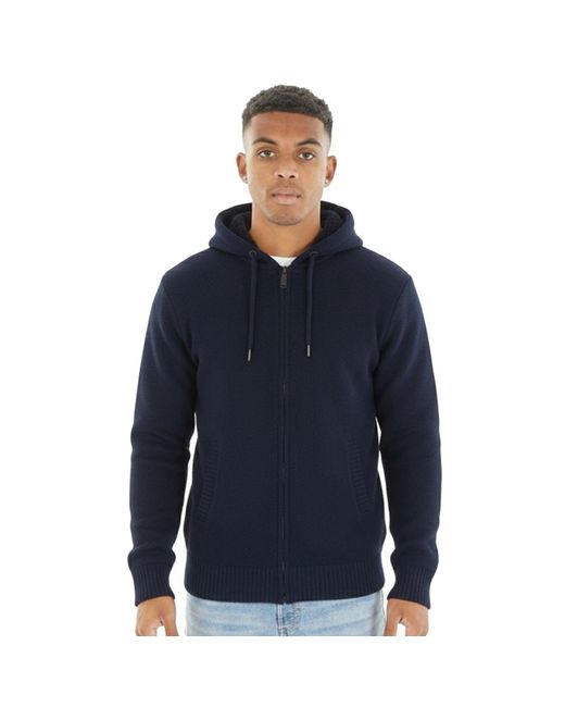 Bench Blue Melsa Knitted Hoodie for men
