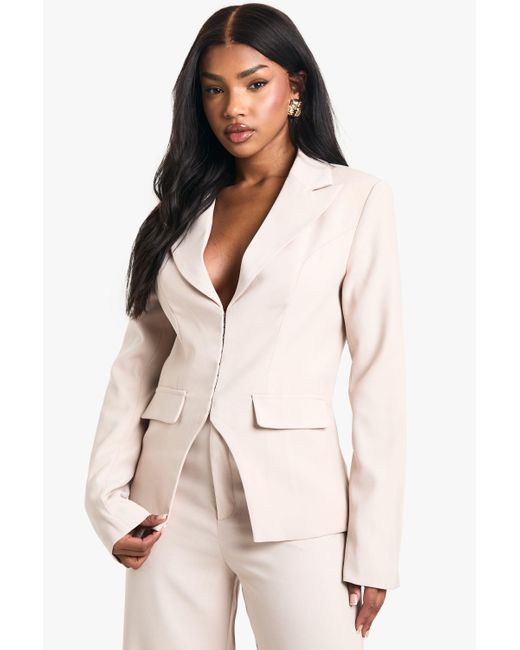 Tailored Corset Blazers Tailored Blazer Dress With Reversible