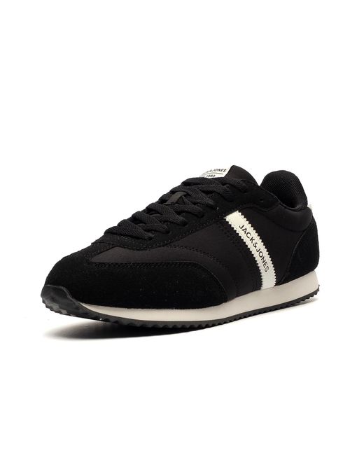 Jack & Jones Black Burton Trainers for men
